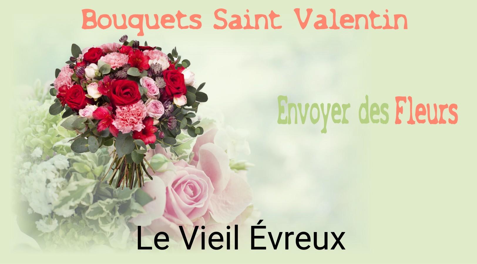 Roses de Saint-Valentin livrées à Le Vieil-Évreux